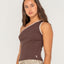 ZOE ONE SHOULDER TANK - RustyTSL0657 - JAVA - 6