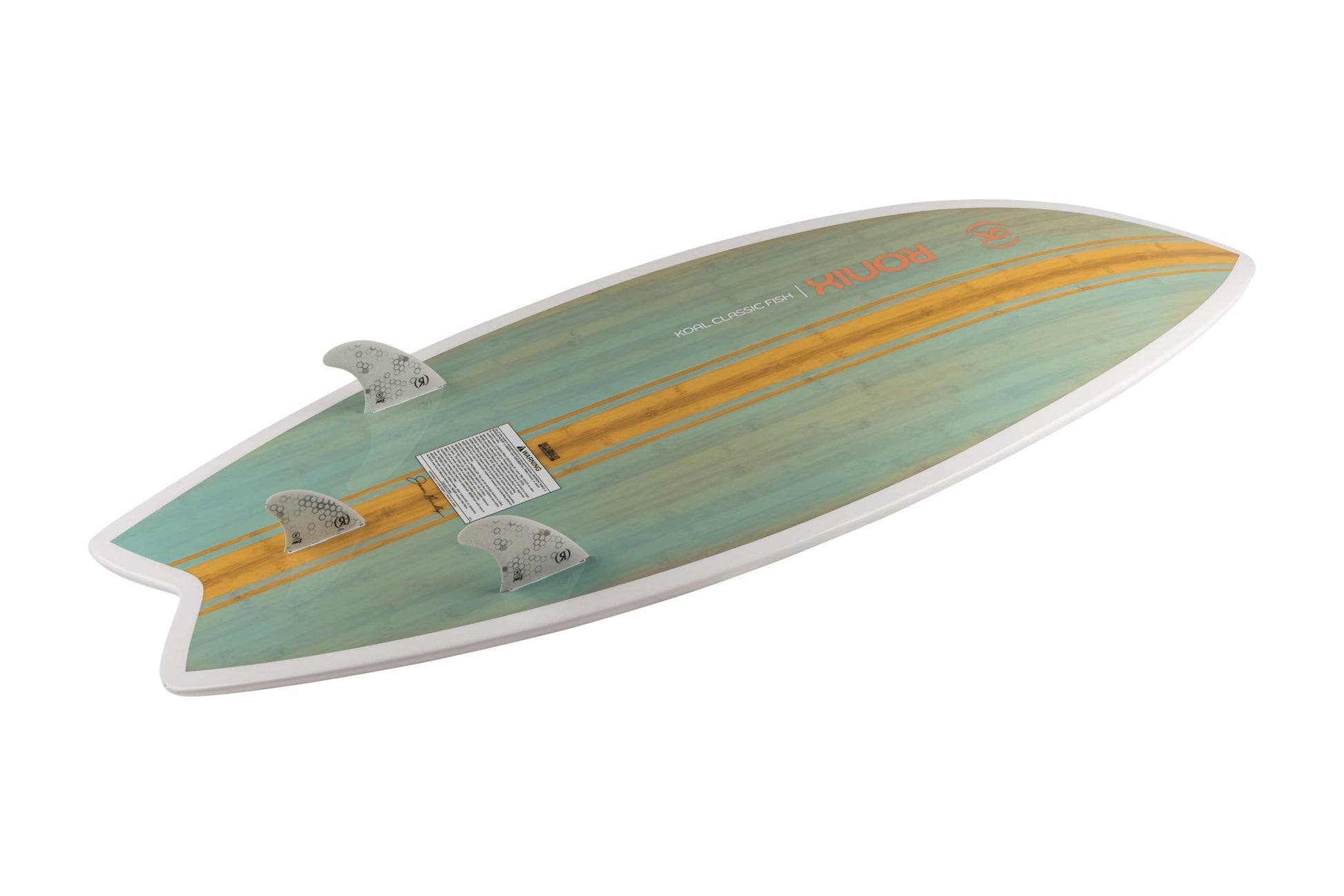 2023 Ronix Women's Koal Classic Fish -Ronix232451-Sea Glaze / White / Peach-4 10