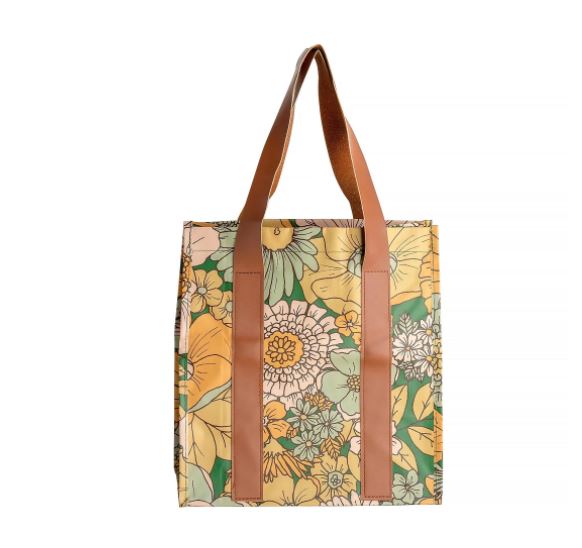 Kollab Market Bag Green Garden