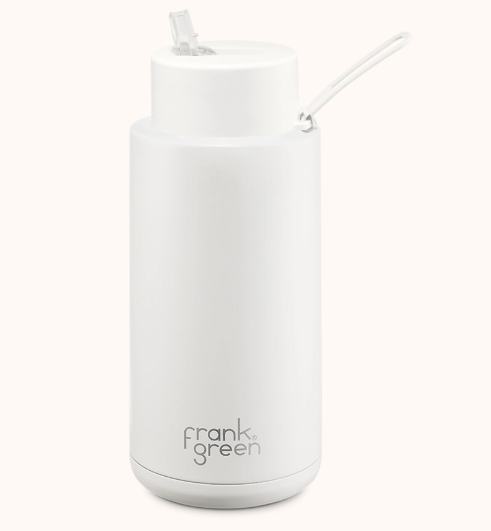 Frank Green 34oz Stainless Steel Ceramic Reusable Bottle With Straw Lid