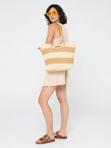 Hailey Straw Beach Bag