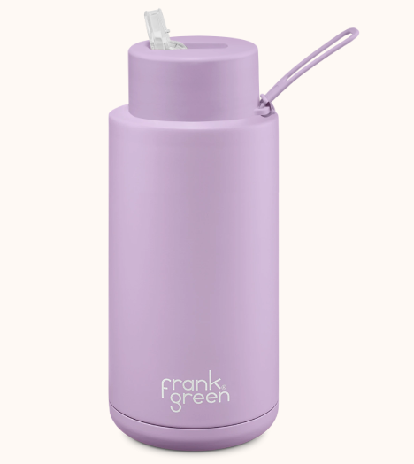 Frank Green 34oz Stainless Steel Ceramic Reusable Bottle With Straw Lid