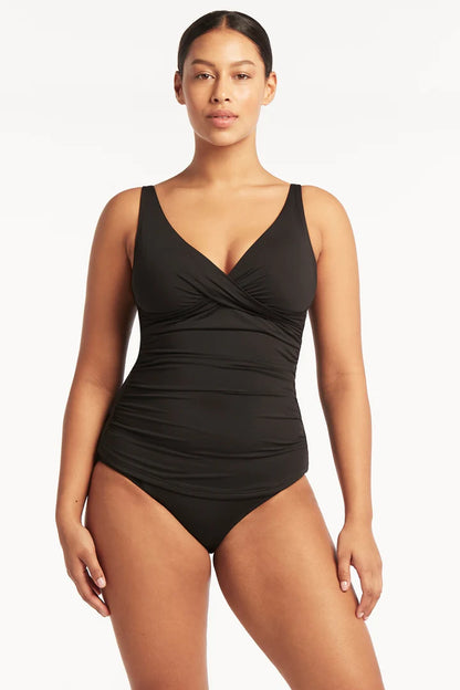Essentials Cross Front Multifit Singlet Top