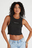 A HEATHER SINGLET -Abrand72259-100-BLACK-XL
