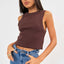 A HEATHER SINGLET -Abrand72259-100-BLACK-XL