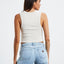 A HEATHER SINGLET -Abrand72259-1392-WHITE SAND-XS