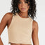 A HEATHER SINGLET -Abrand72259-7002-FADED KHAKI-M