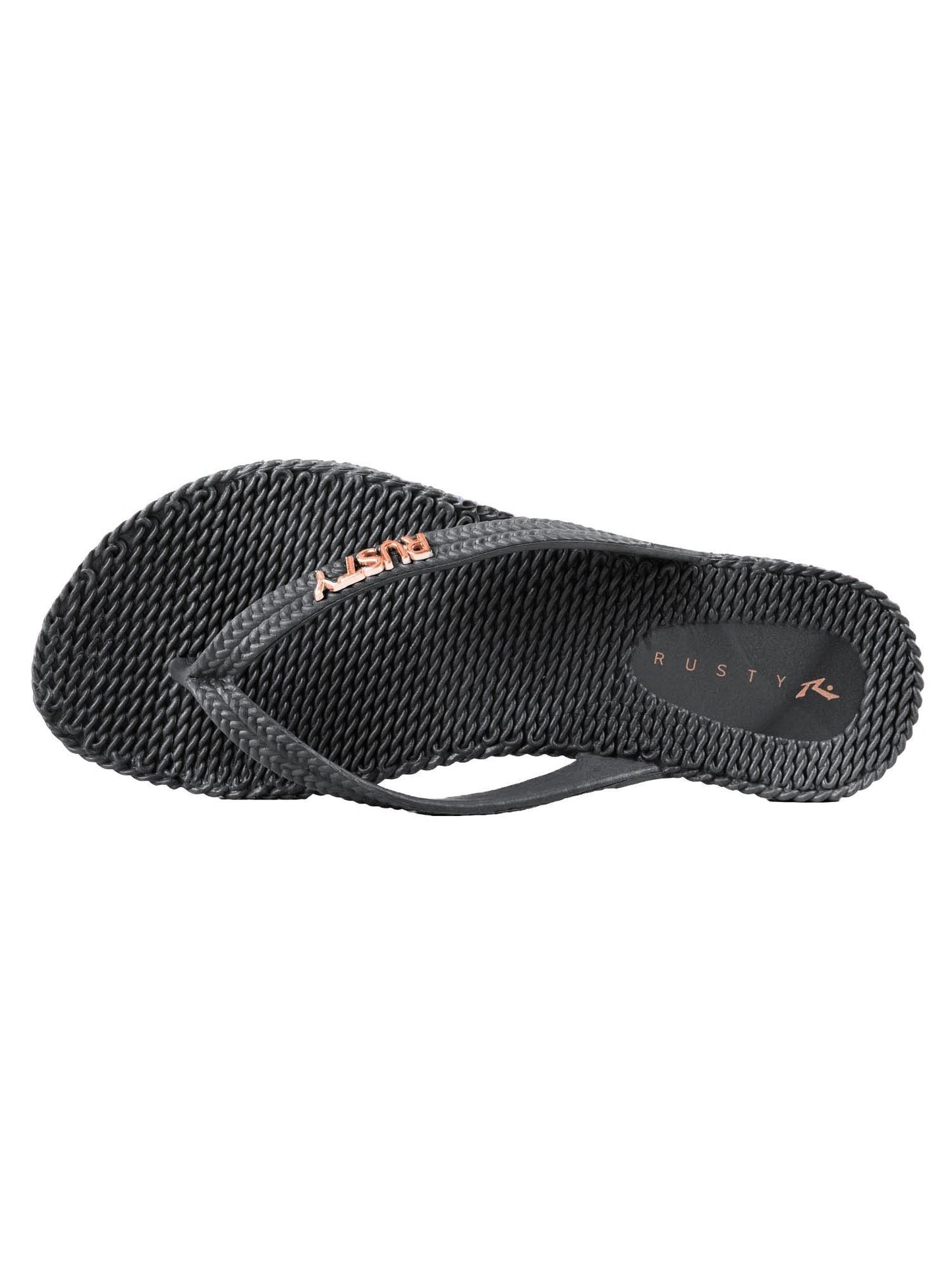 FLIPPIN THONG -RustyFOL0125-BLACK 2-5
