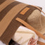 HAILEY STRAW BEACH BAG -RustyBFL1149-CHOCOLATE / CARAMEL-OSFM