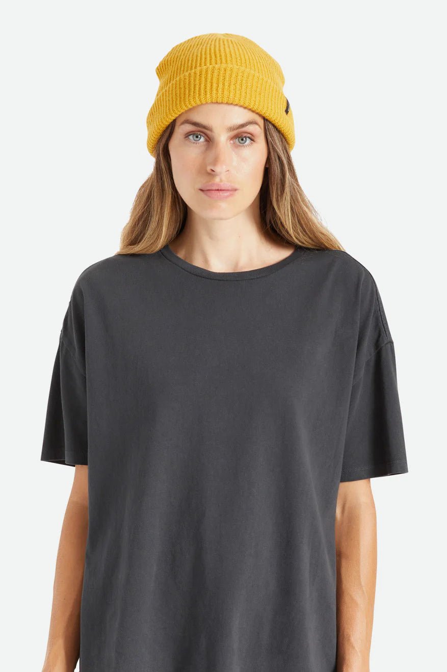 HEIST BEANIE -Brixton10782-WASHED NAVY-O/S