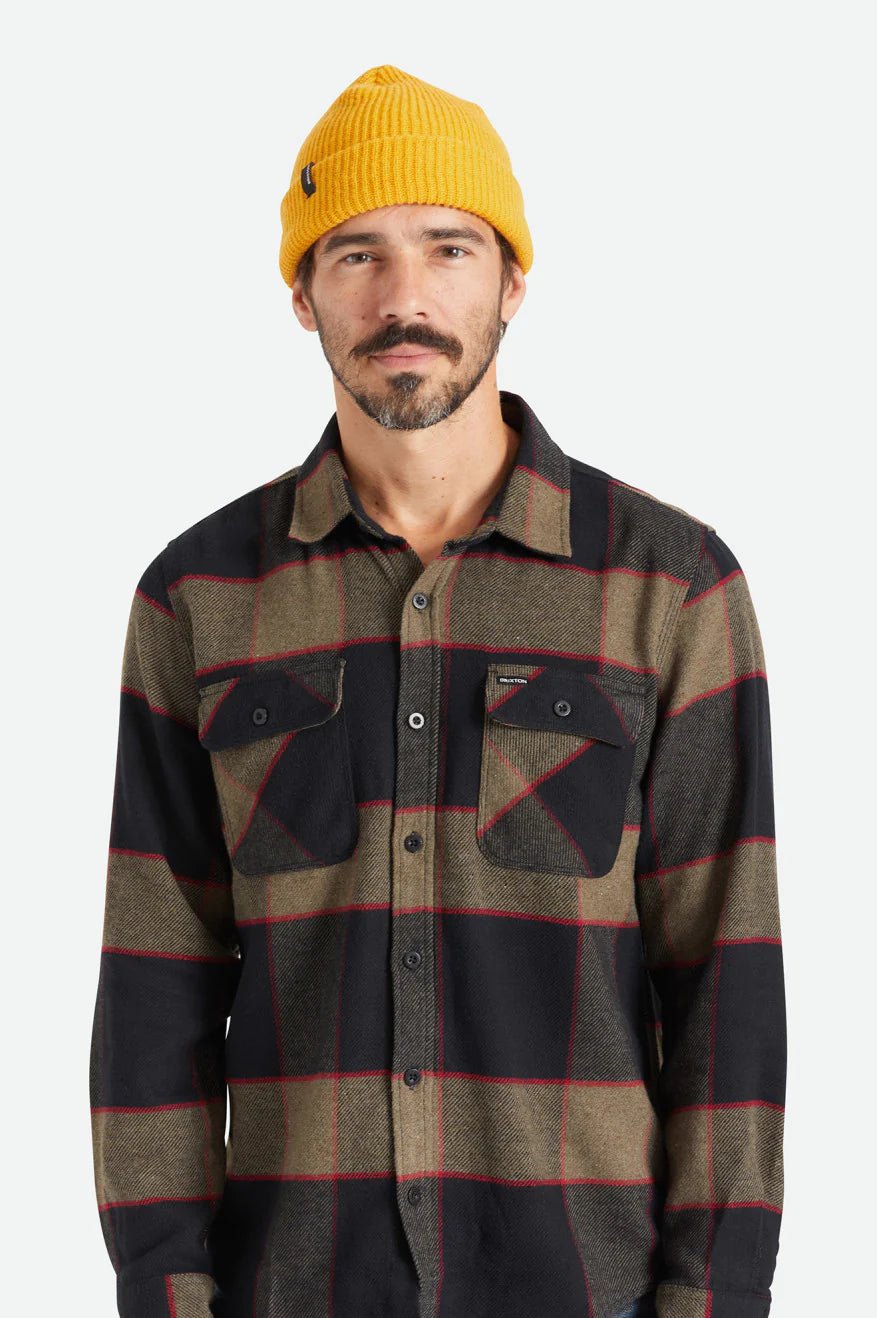 HEIST BEANIE -Brixton10782-WASHED NAVY-O/S
