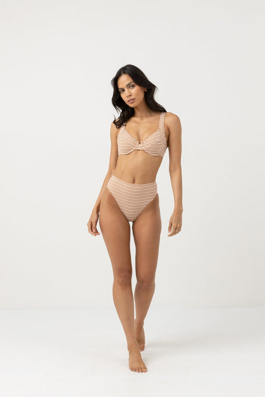 LOLA CHECK HI WAIST PANT