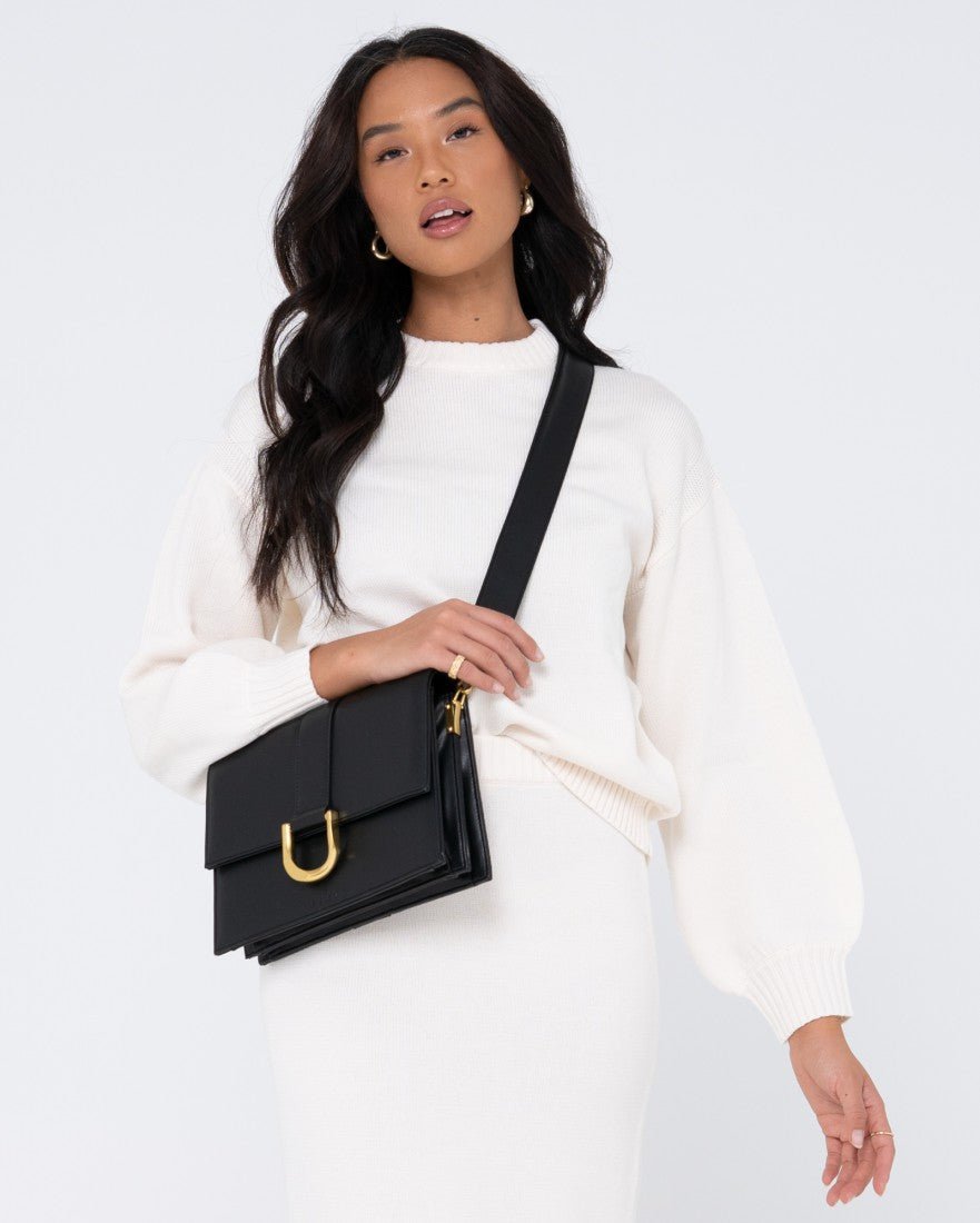 MILLY HANDBAG -RustyBFL1169-BLACK-OSFM