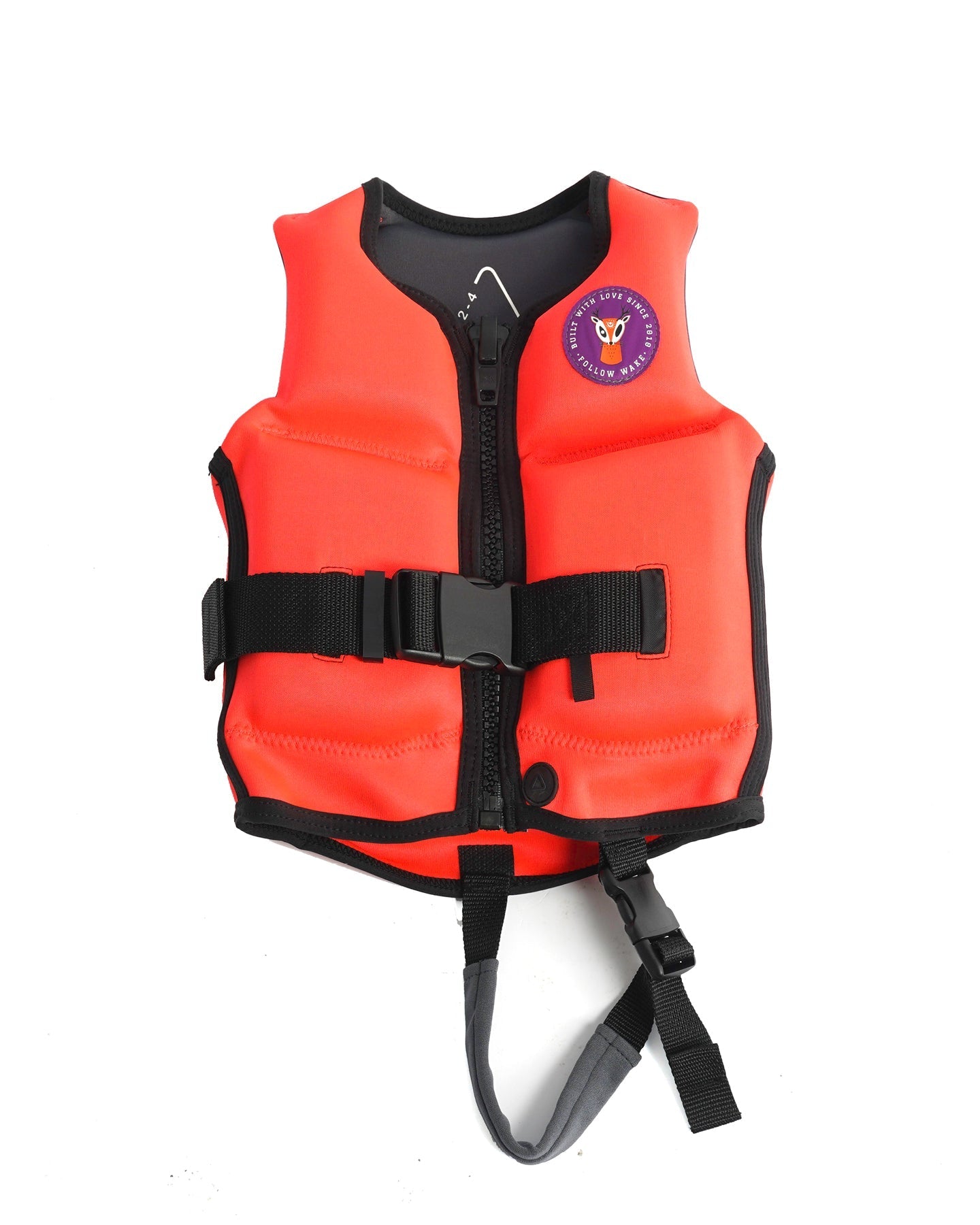 MONSTER JR INFANT JACKET -FollowF10320-I-Fluro Red-1to3