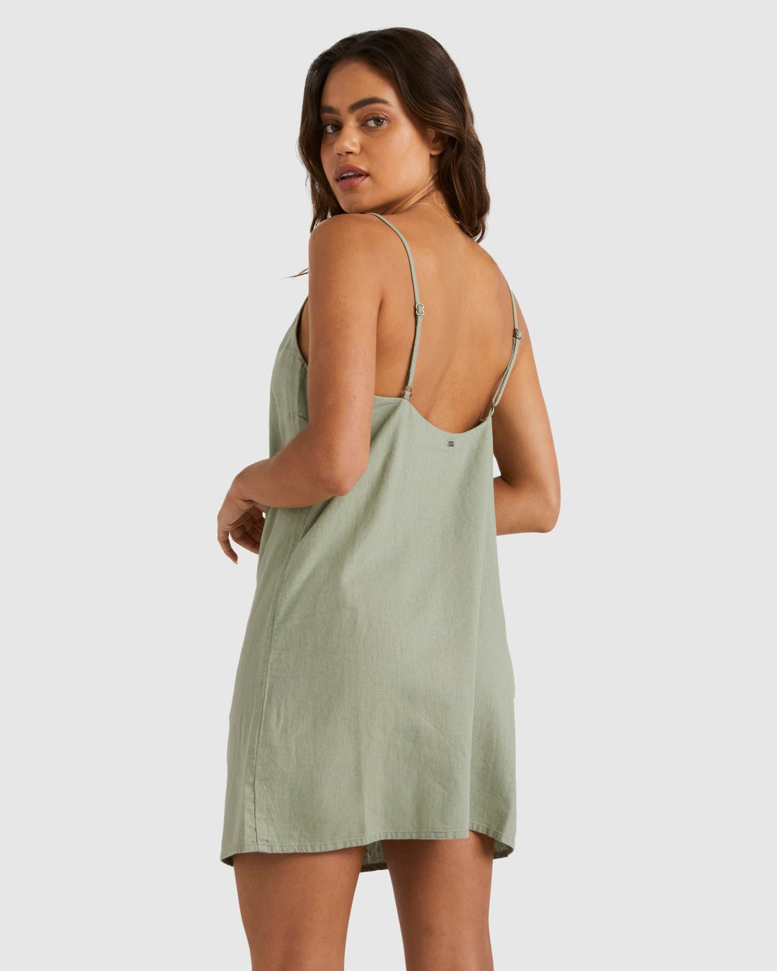SUMMER LOVE DRESS -BillabongUBJWD00244-Sage Green-S/8